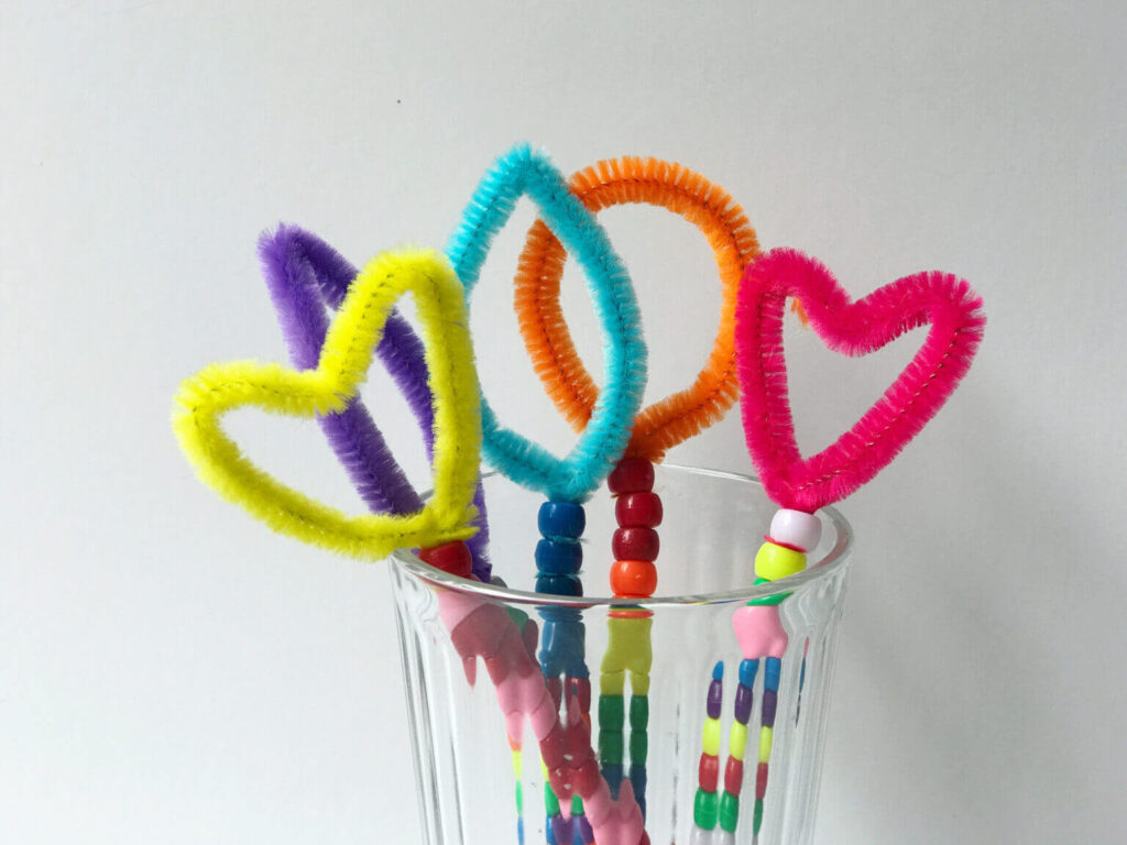 Colorful Pipe Cleaner Wands