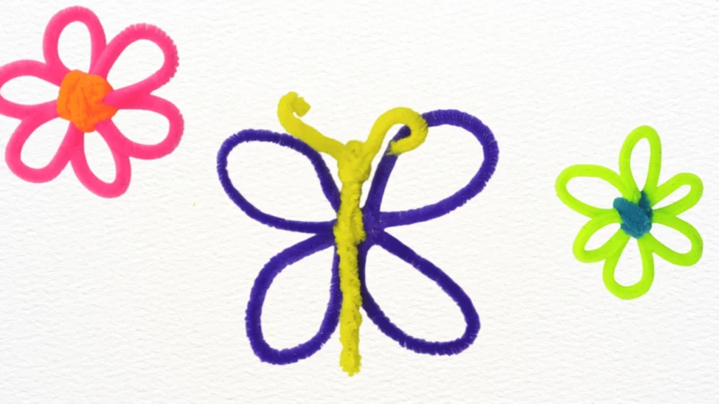 How to Make a Pipe Cleaner Butterfly Craft