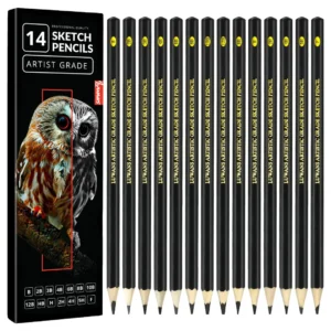 Drawing Pencils Set of 14 (B - 12B)