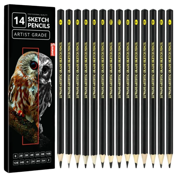Drawing Pencils Set of 14 (B - 12B)