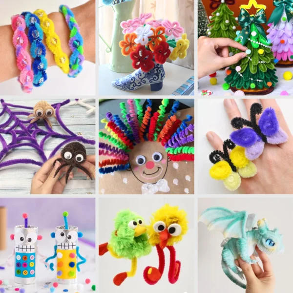 Pipe Cleaners Craft 280 PCS- 20 Multi-Colored - Image 7